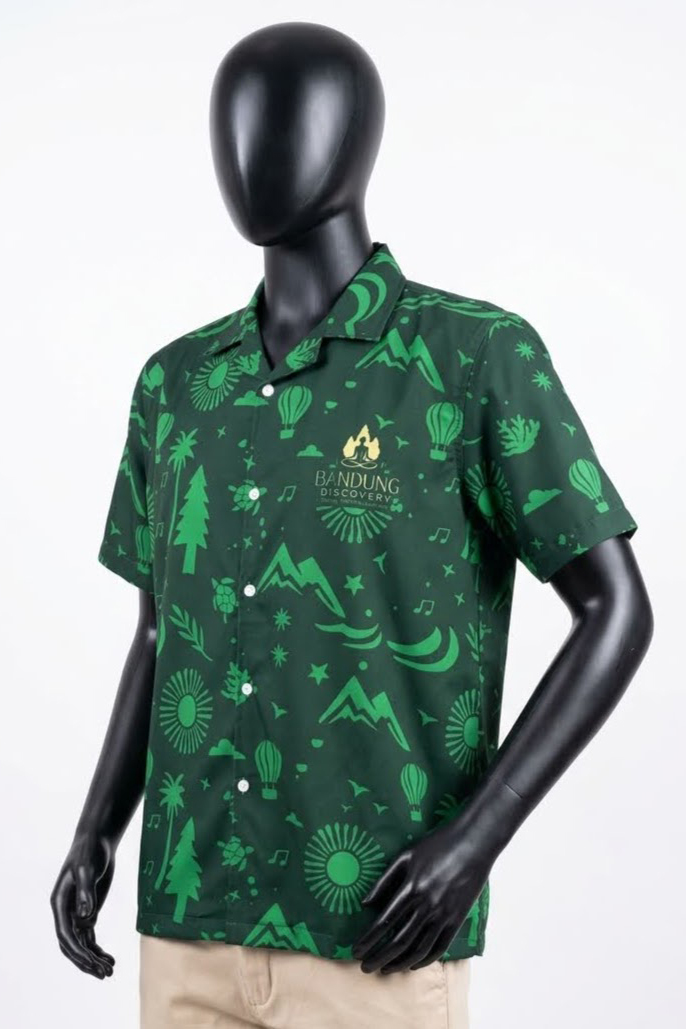 baju kemeja printing - discovery bandung