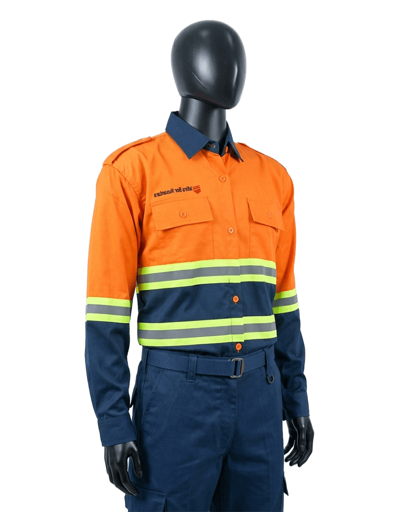 custom baju safety