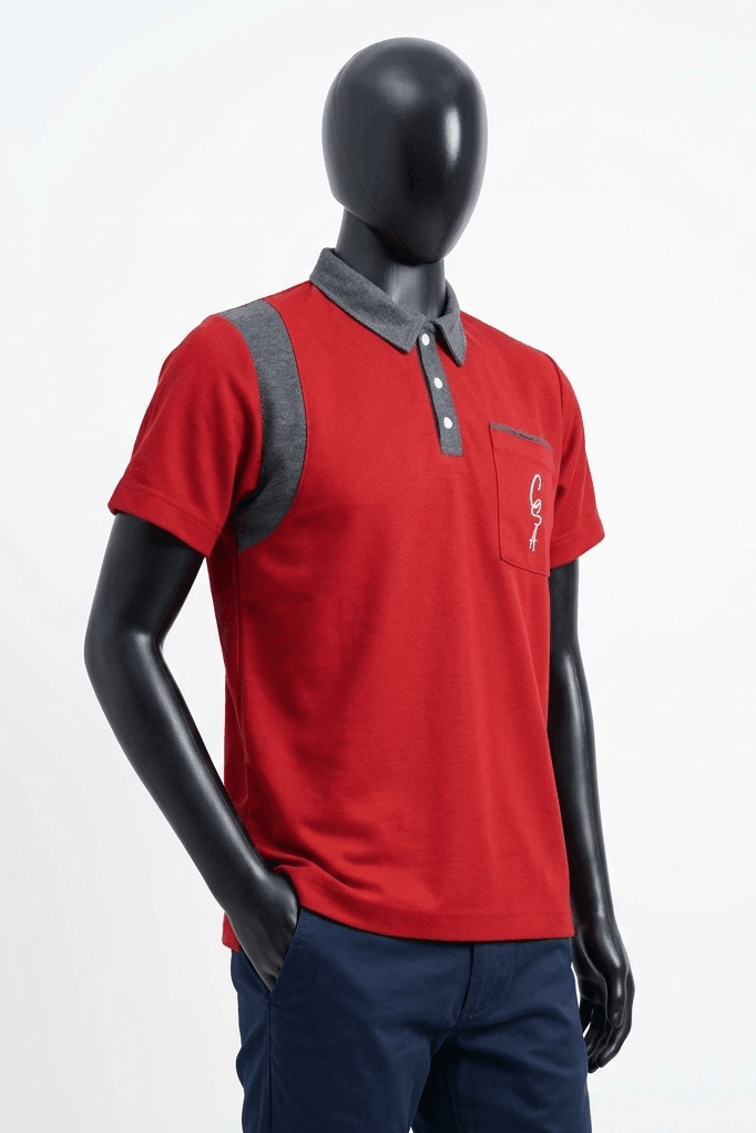 kaos polo custom bordir