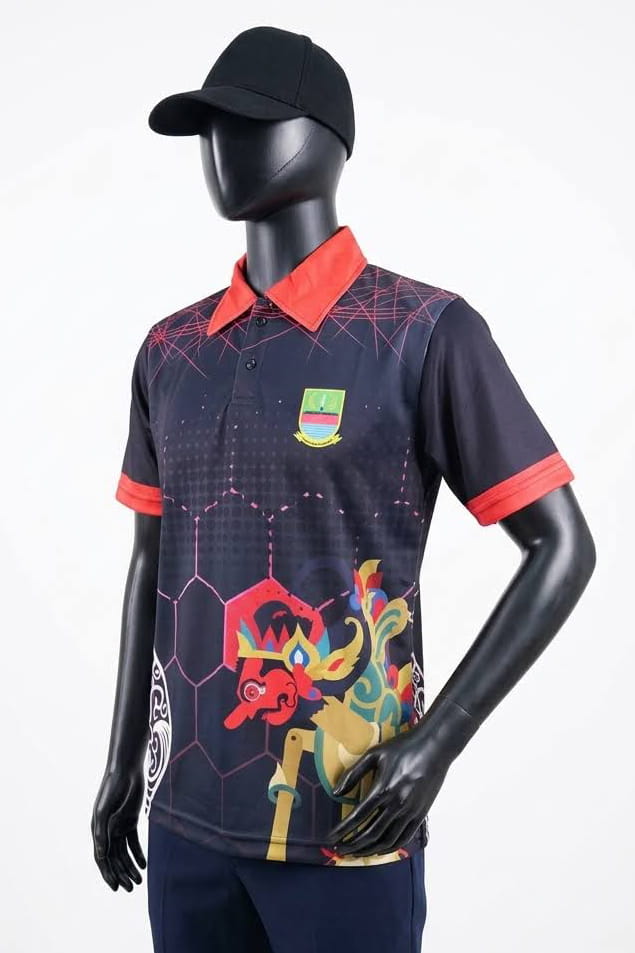 kaos kerah custom full print dry fit